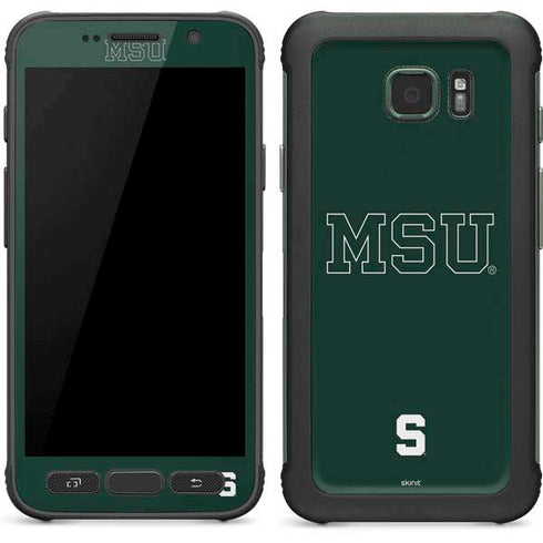 Michigan State University MSU Letters Galaxy S7 Active Skin
