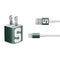 Michigan State University Spartans Away Grey S iPhone Charger (5W USB) Skin
