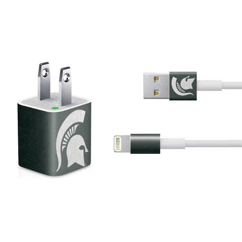 Michigan State University Spartans Logo iPhone Charger (5W USB) Skin