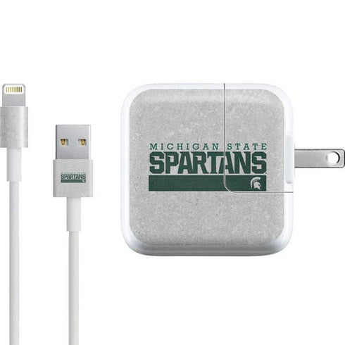 Michigan State University Spartans Marquee iPad Charger (10W USB) Skin