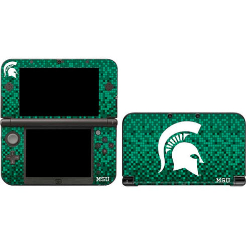 Michigan State University Spartans Digital Pixels 3DS XL 2015 Skin