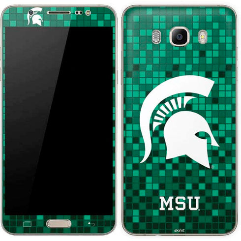 Michigan State University Spartans Digital Pixels Galaxy J7 Skin