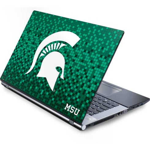 Michigan State University Spartans Digital Pixels Generic Laptop Skin