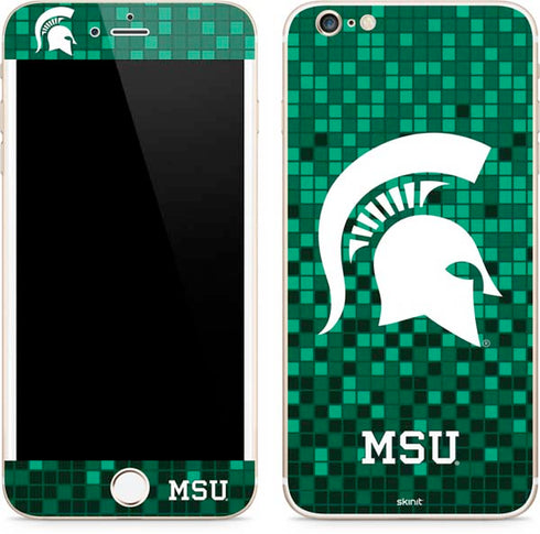 Michigan State University Spartans Digital Pixels iPhone 6/6s Plus Skin
