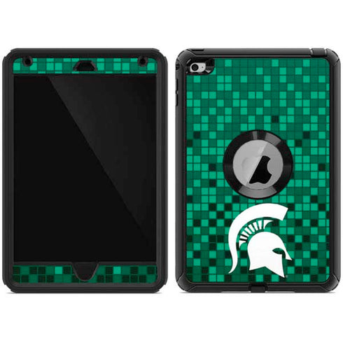 Michigan State University Spartans Digital Pixels Otterbox Defender iPad Skin