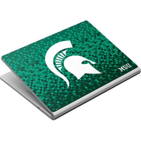 Michigan State University Spartans Digital Pixels Surface Book Skin