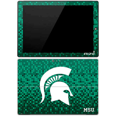 Michigan State University Spartans Digital Pixels Surface Pro 3 Skin