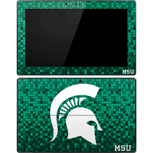 Michigan State University Spartans Digital Pixels Surface Pro Tablet Skin