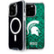 Michigan State University Spartans Digital Pixels iPhone 15 Pro MagSafe Case