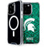 Michigan State University Spartans Digital Pixels iPhone 15 Pro MagSafe Case