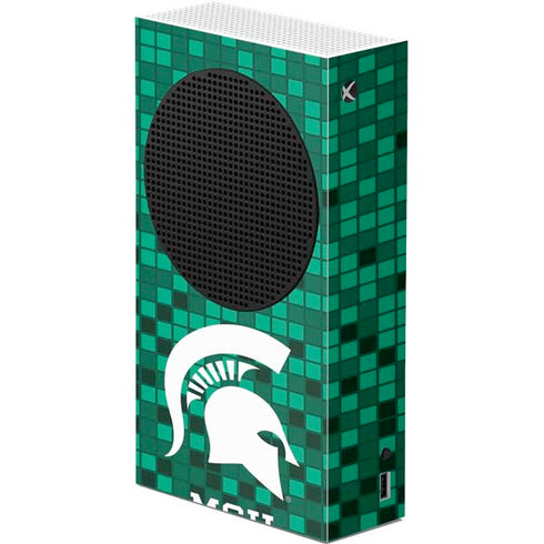 Michigan State University Spartans Digital Pixels Xbox Series S Console Skin