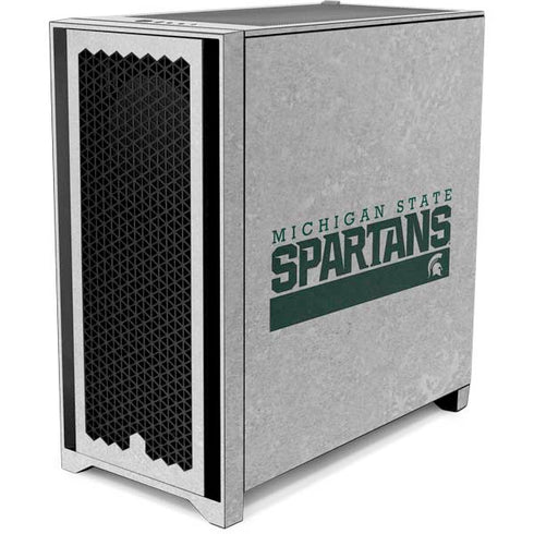 Michigan State University Spartans Marquee Corsair 4000D Tempered Glass Mid-Tower ATX Case Skin
