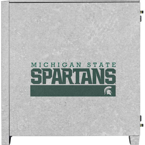 Michigan State University Spartans Marquee Corsair 4000D Tempered Glass Mid-Tower ATX Case Skin