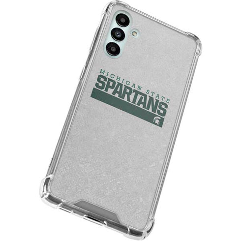 Michigan State University Spartans Marquee Galaxy A13 5G Clear Case