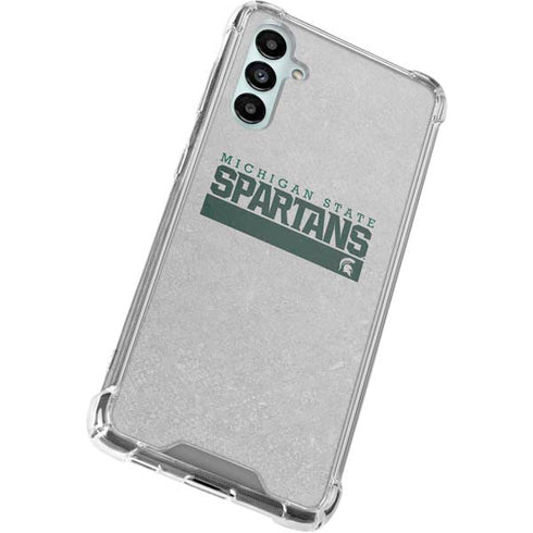 Michigan State University Spartans Marquee Galaxy A14 5G Clear Case