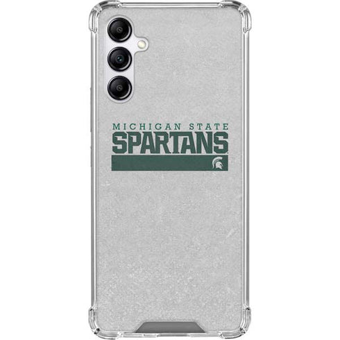 Michigan State University Spartans Marquee Galaxy A15 5G Clear Case