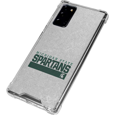 Michigan State University Spartans Marquee Galaxy Note20 5G Clear Case
