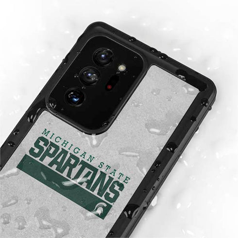 Michigan State University Spartans Marquee Galaxy Note20 Ultra 5G Waterproof Case