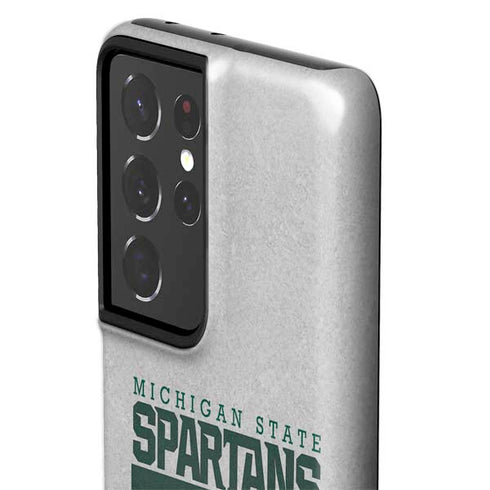 Michigan State University Spartans Marquee Galaxy S21 Ultra 5G Pro Case