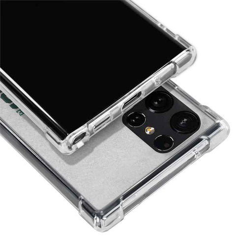 Michigan State University Spartans Marquee Galaxy S22 Ultra Clear Case