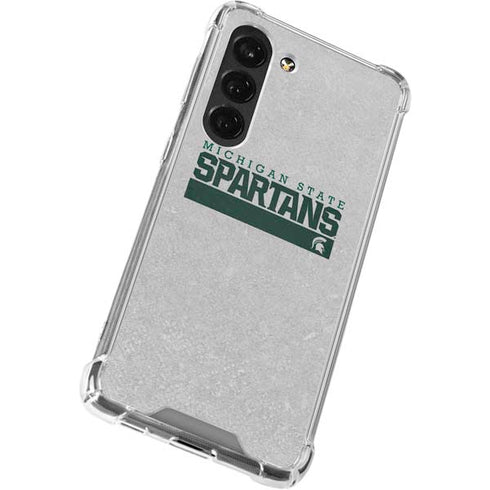 Michigan State University Spartans Marquee Galaxy S23 Clear Case