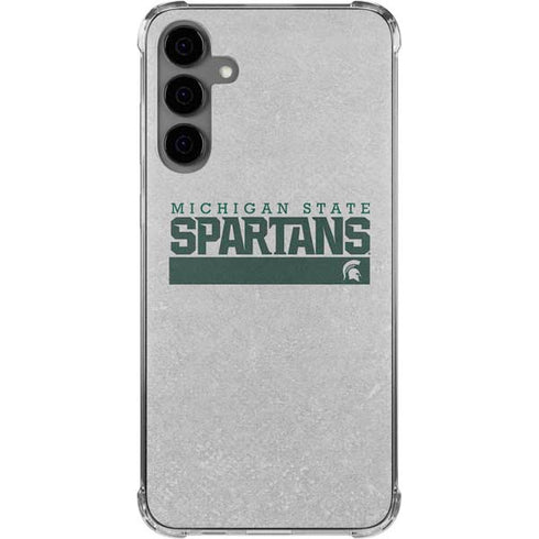 Michigan State University Spartans Marquee Galaxy S24 Plus Clear Case