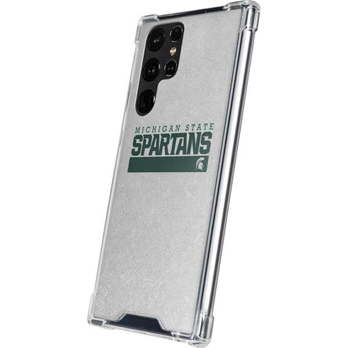 Michigan State University Spartans Marquee Galaxy S24 Ultra Clear Case