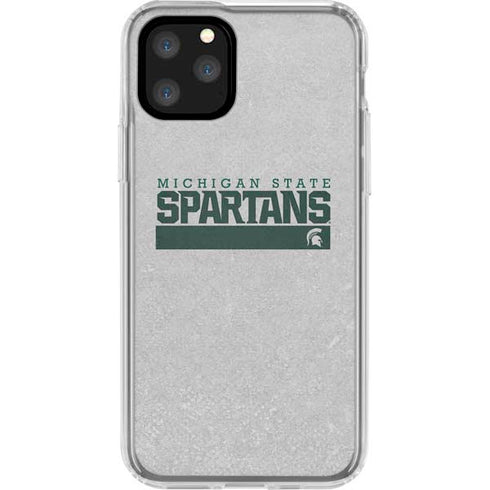 Michigan State University Spartans Marquee iPhone 11 Pro Clear Case