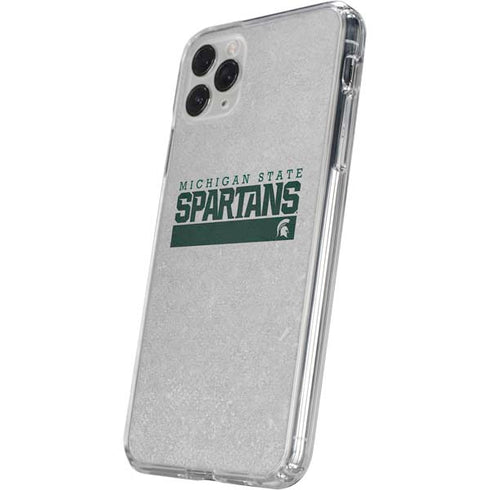 Michigan State University Spartans Marquee iPhone 11 Pro Clear Case