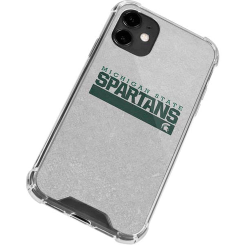 Michigan State University Spartans Marquee iPhone 12 Mini Clear Case