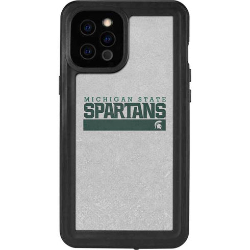 Michigan State University Spartans Marquee iPhone 12 Pro Max Waterproof Case