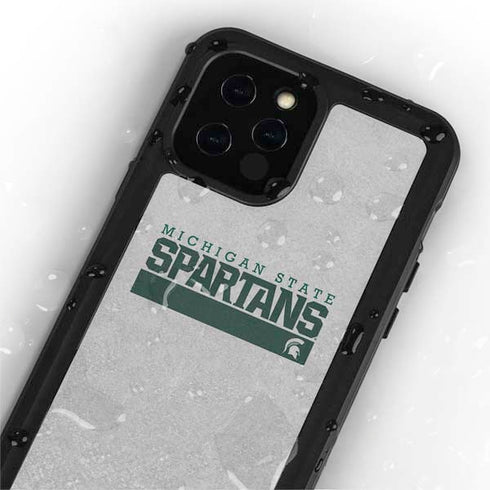 Michigan State University Spartans Marquee iPhone 12 Pro Waterproof Case