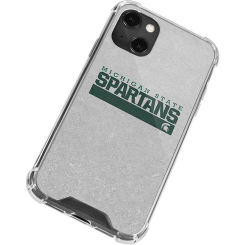 Michigan State University Spartans Marquee iPhone 13 Mini Clear Case