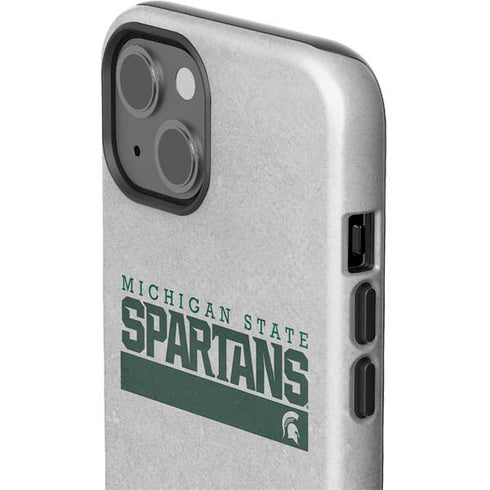 Michigan State University Spartans Marquee iPhone 14 Plus Impact Case