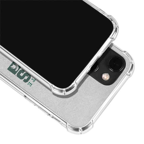Michigan State University Spartans Marquee iPhone 14 Plus Clear Case