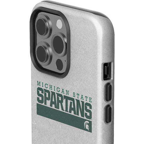 Michigan State University Spartans Marquee iPhone 14 Pro Impact Case