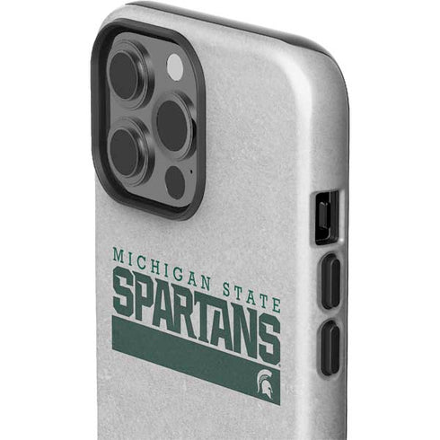 Michigan State University Spartans Marquee iPhone 15 Pro Max Impact Case