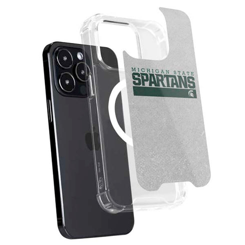 Michigan State University Spartans Marquee iPhone 15 Pro Max MagSafe Case