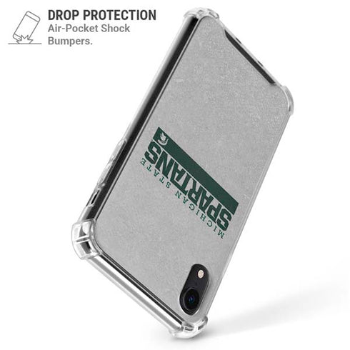 Michigan State University Spartans Marquee iPhone XR Clear Case