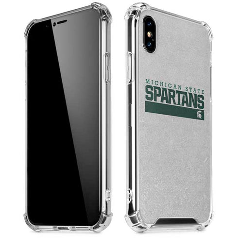Michigan State University Spartans Marquee iPhone XS Max Clear Case