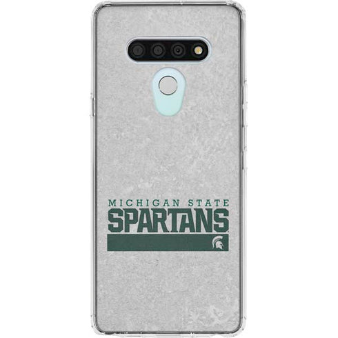 Michigan State University Spartans Marquee LG Stylo 6 Clear Case