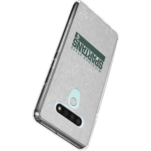 Michigan State University Spartans Marquee LG Stylo 6 Clear Case