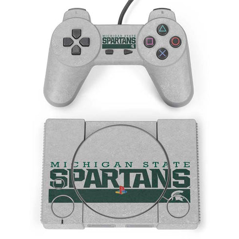 Michigan State University Spartans Marquee PlayStation Classic Bundle Skin