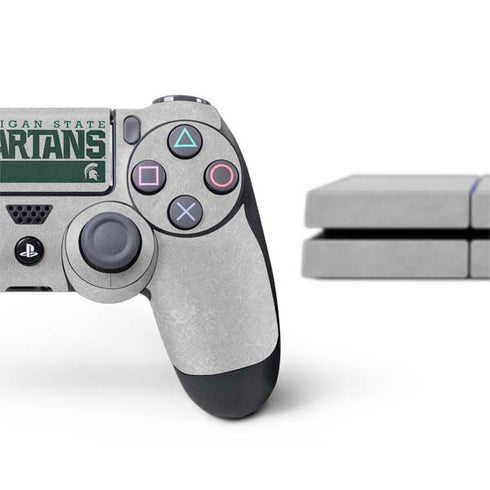 Michigan State University Spartans Marquee PS4 Console and Controller Bundle Skin