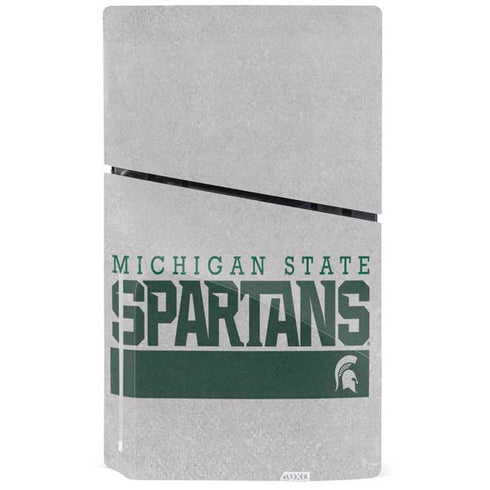 Michigan State University Spartans Marquee PS5 Slim Disk Bundle Skin