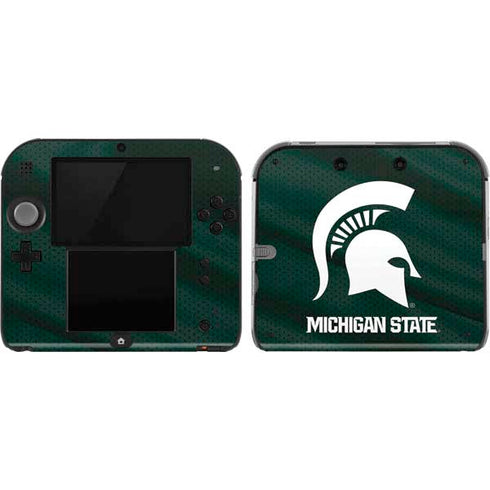 Michigan State University Away Grey Jersey Nintendo 2DS Skin