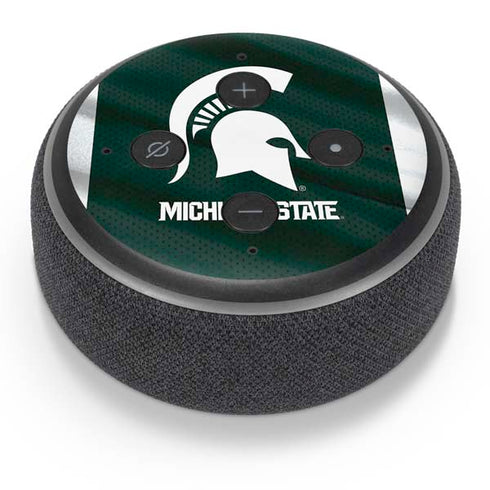 Michigan State University Away Grey Jersey Amazon Echo Dot Skin