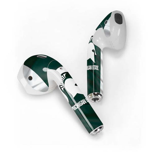 Michigan State University Away Grey Jersey Apple AirPods Skin