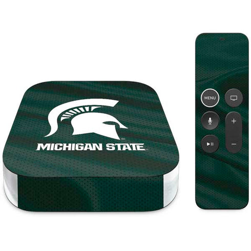 Michigan State University Away Grey Jersey Apple TV Skin