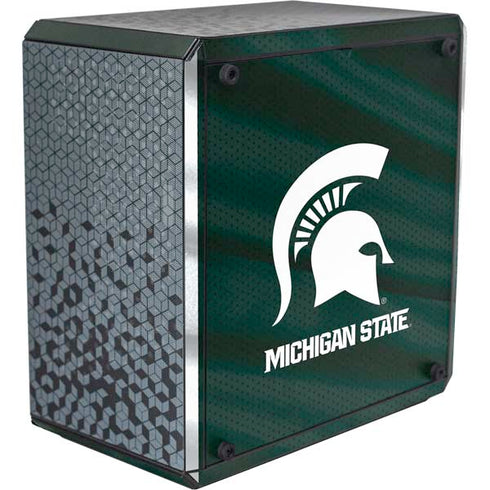 Michigan State University Away Grey Jersey Cooler Master MasterBox Q300L Mini Tower Skin